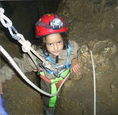 Espeleología para níños